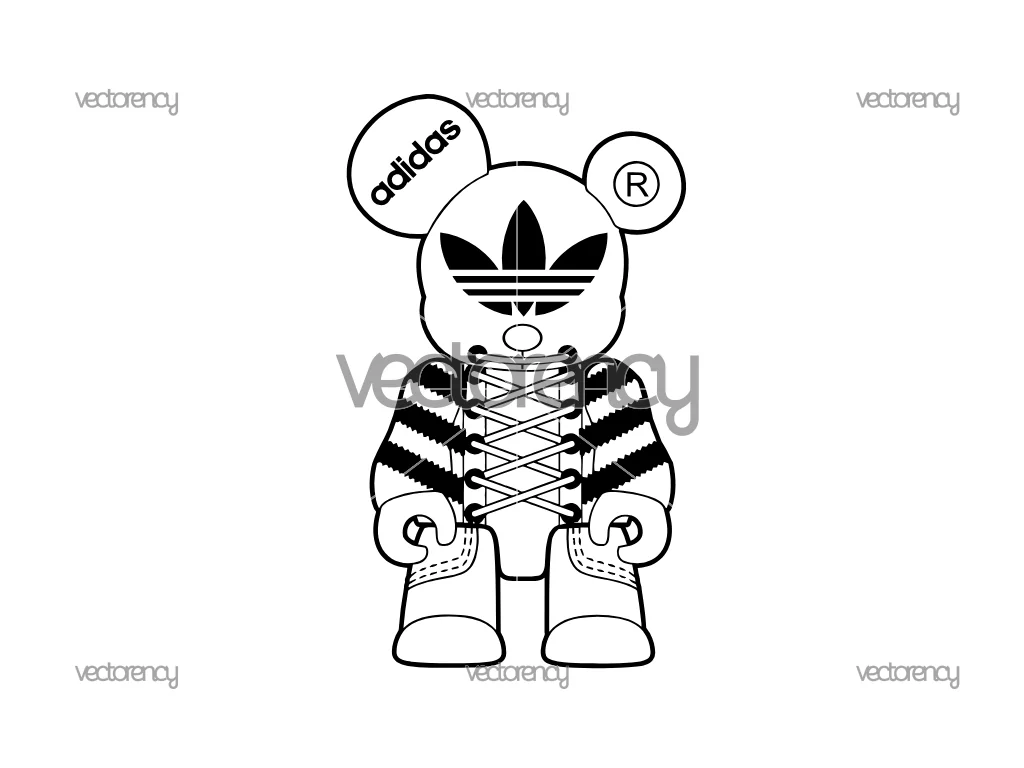 TOY2r QEE Adidas SVG PNG EPS DXF Files Download