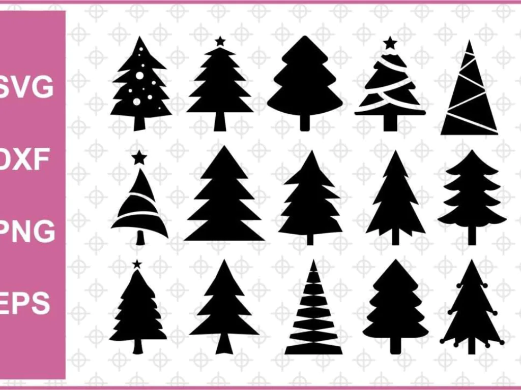 Christmas Tree Cut Files Bundle