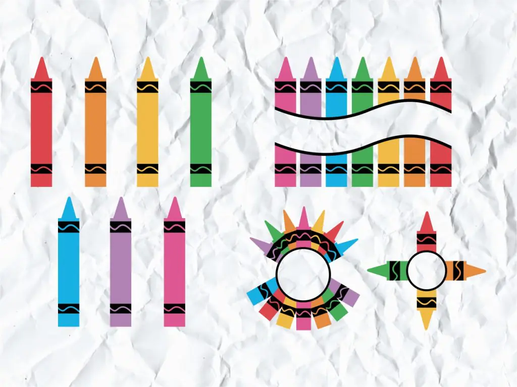 Cute Crayon SVG