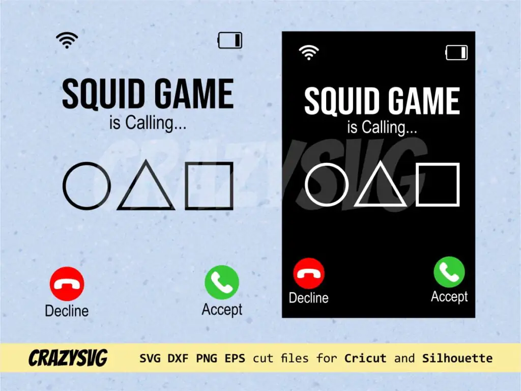 Squid Game is Calling SVG Vector