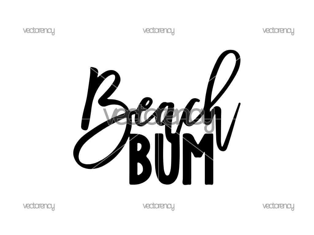 Free Beach Bum SVG