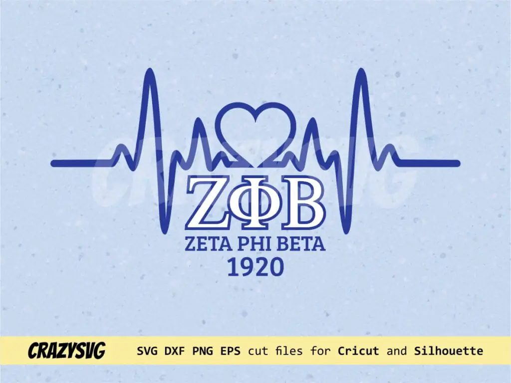 Zeta Phi Beta SVG Zeta 1920 Sorority