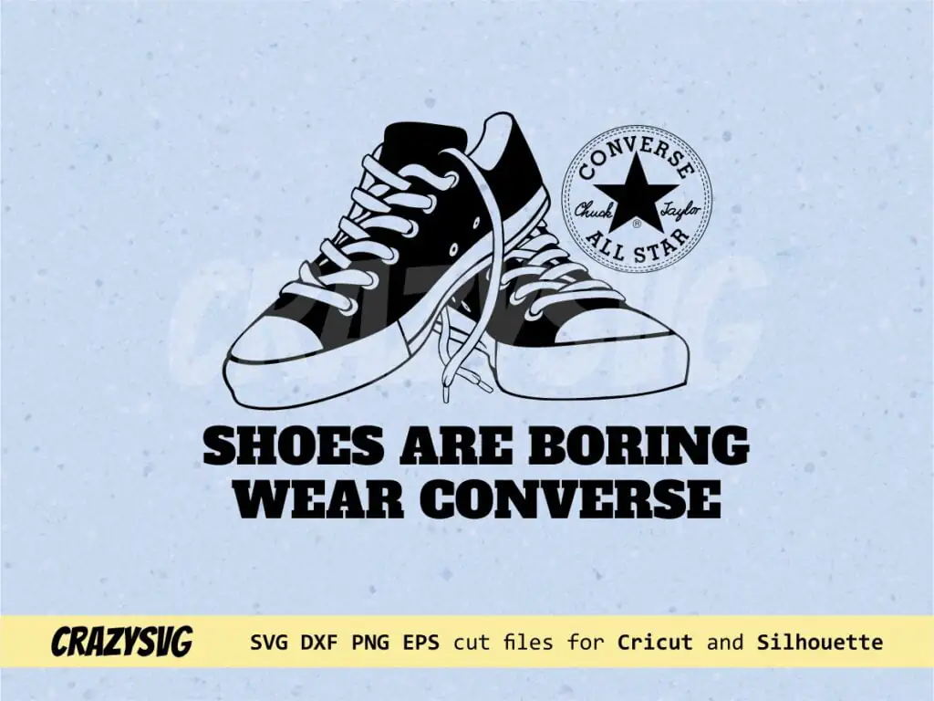 Wear Converse SVG Logo Cut File