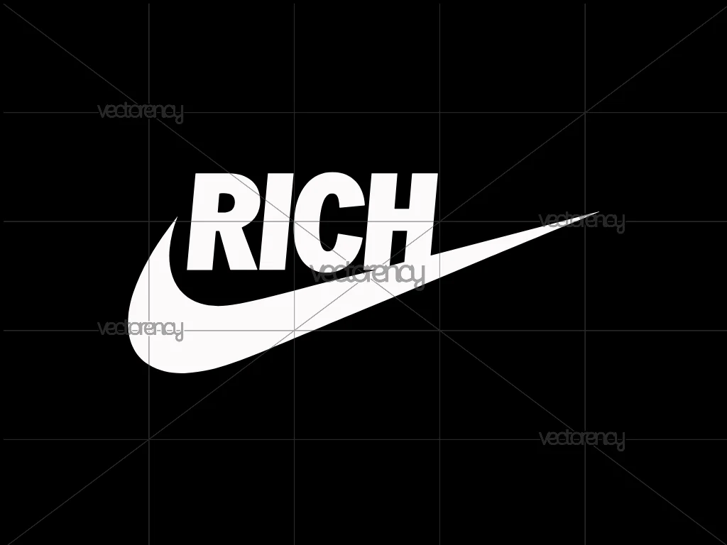 Rich Nike Logo SVG Cricut