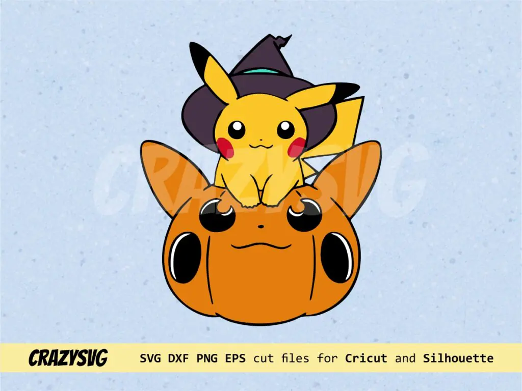 Pikachu Pumpkin SVG