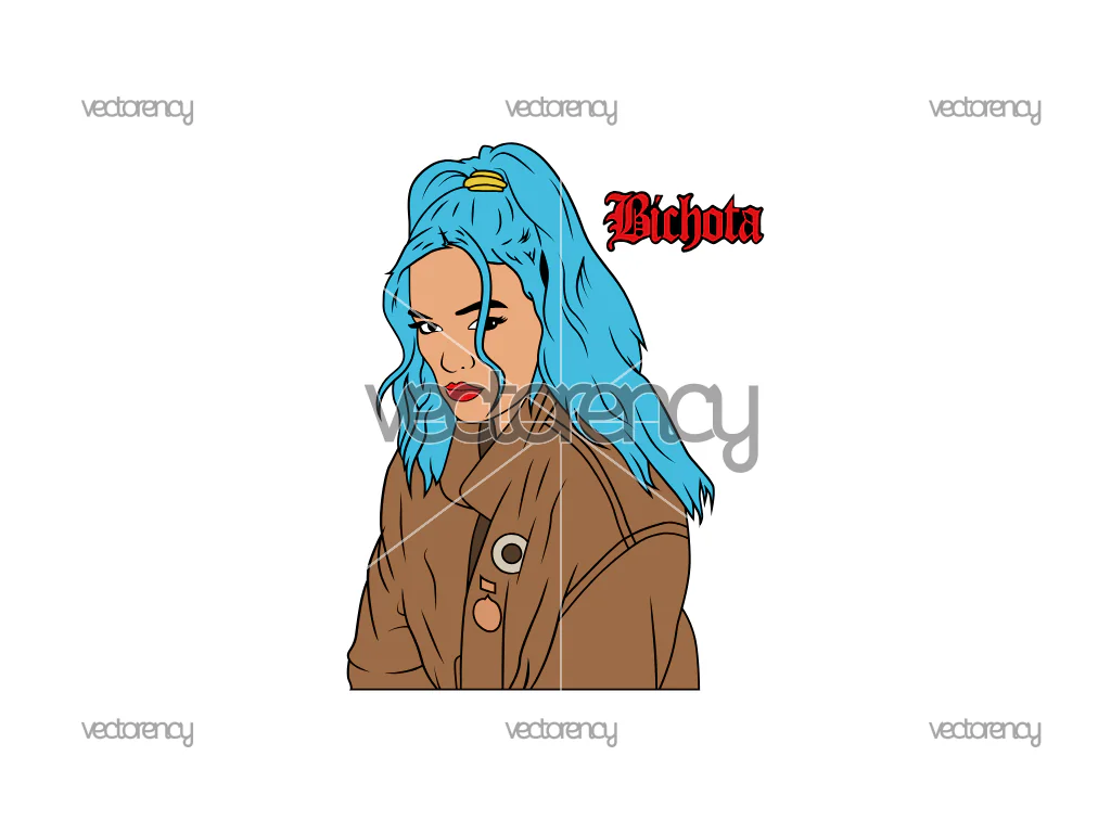 Karol G SVG Bichota blossom, Clipart, PNG, Latina SVG