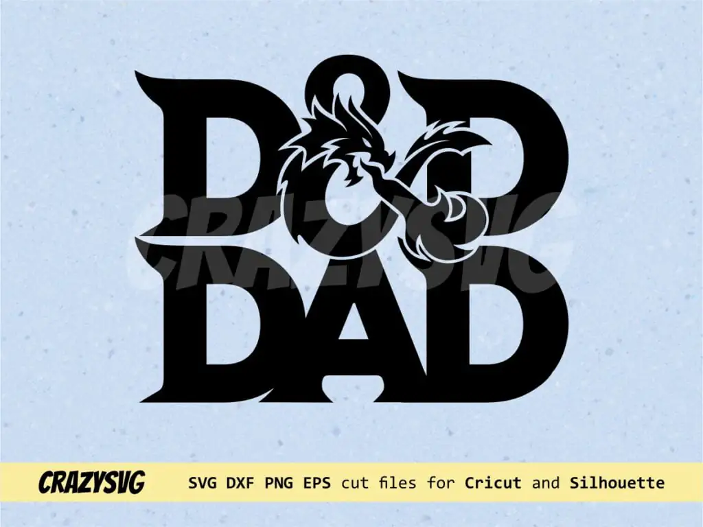 Dungeons And Dragons Dad SVG Cricut Funny Fathers Day SVG