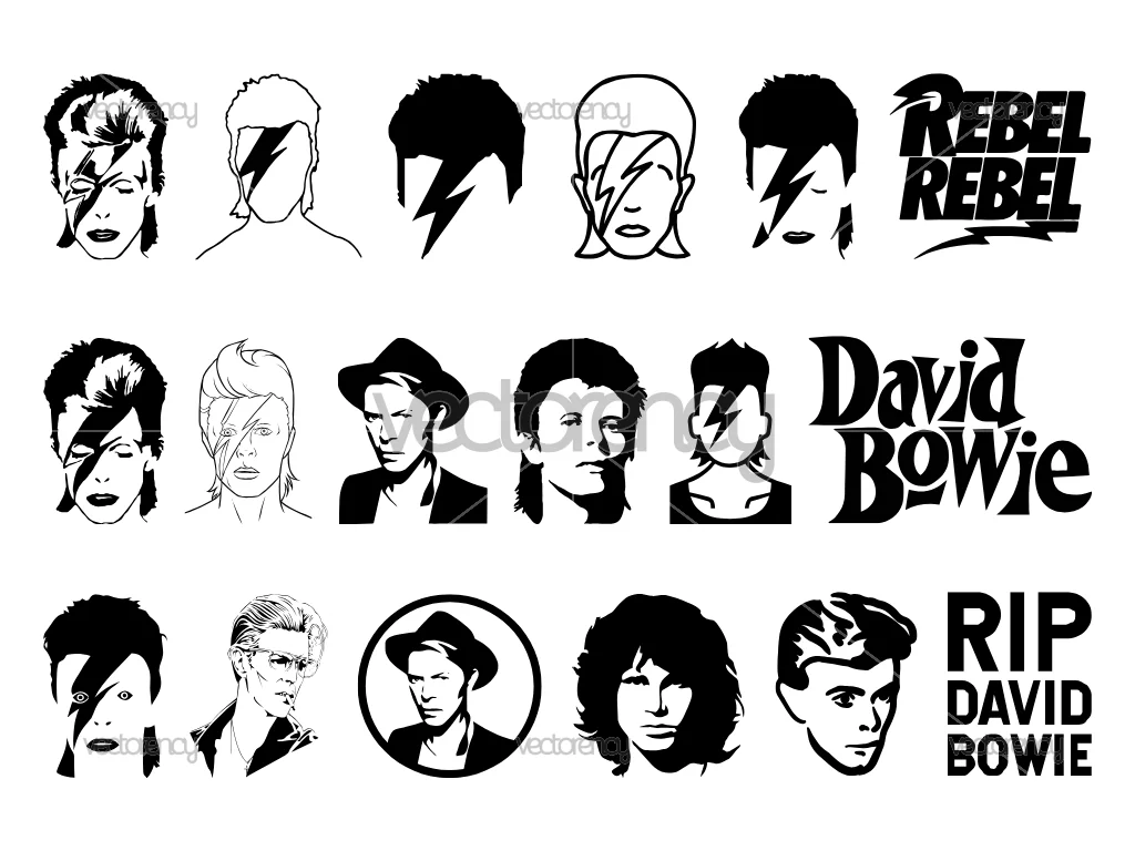 David Bowie SVG