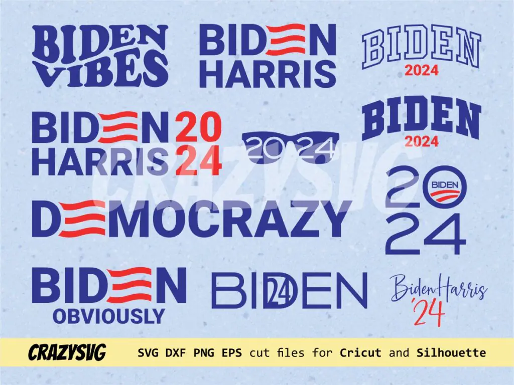 New Concept Biden Harris 2024 Design PNG Vector SVG