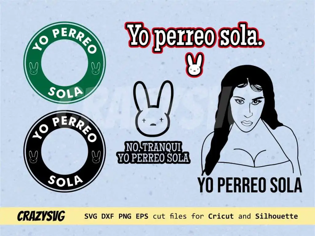 Yo Perreo Sola SVG