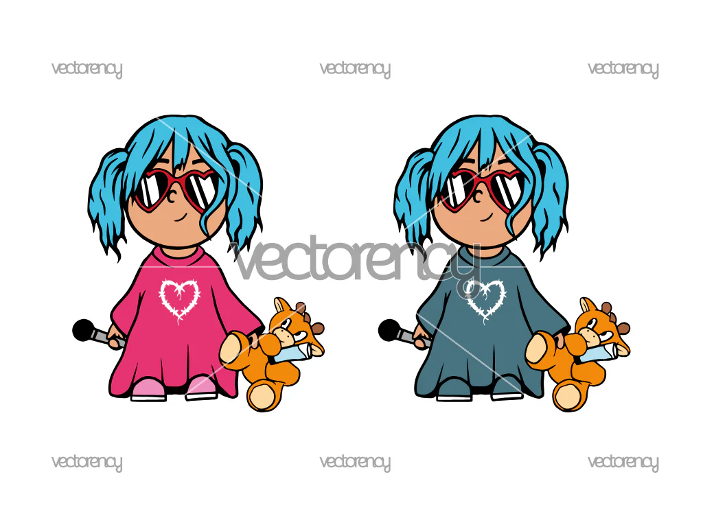 Baby Karol G SVG and AI Bichota Image Vector PNG