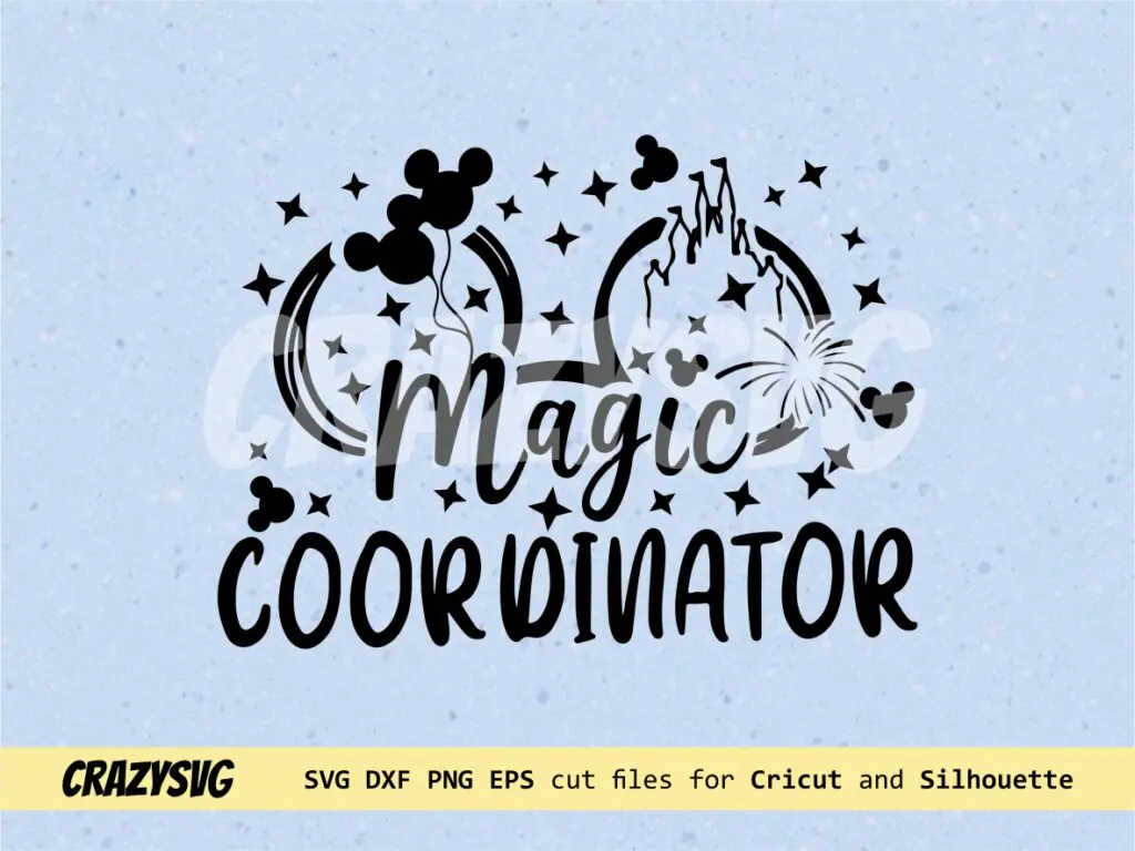 Magic Coordinator SVG Family Vacation PNG Vector