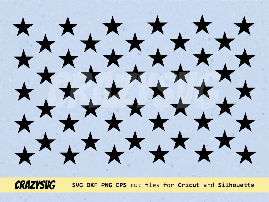 50 Stars United States SVG