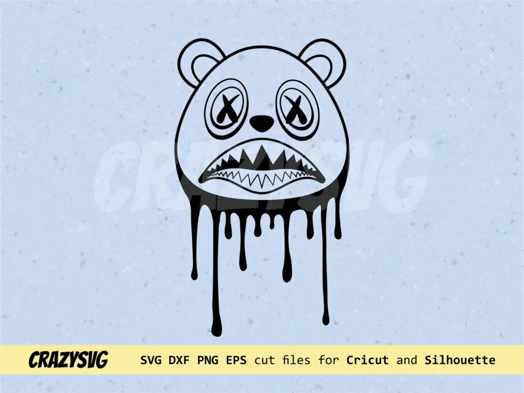 Baws Drip SVG Baws Bear Vector