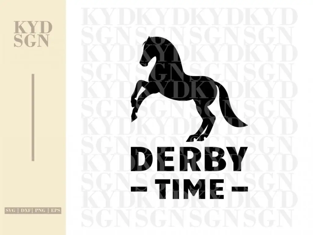 Derby Time SVG Free