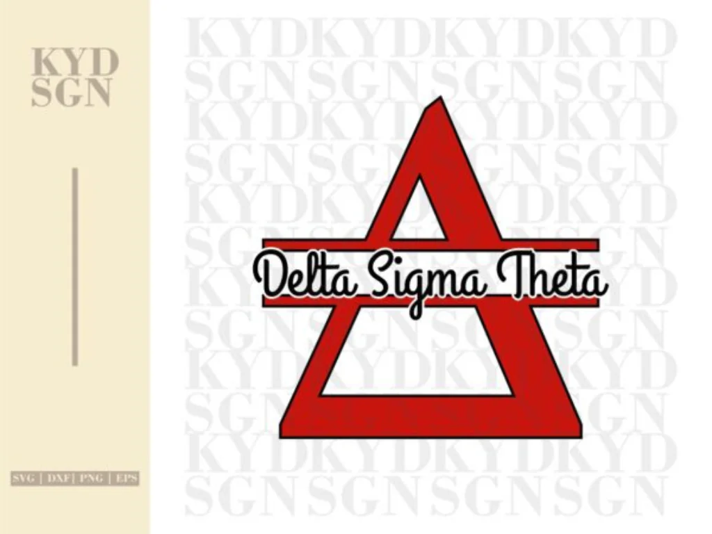 Delta Sigma Theta Sorority SVG Cut File