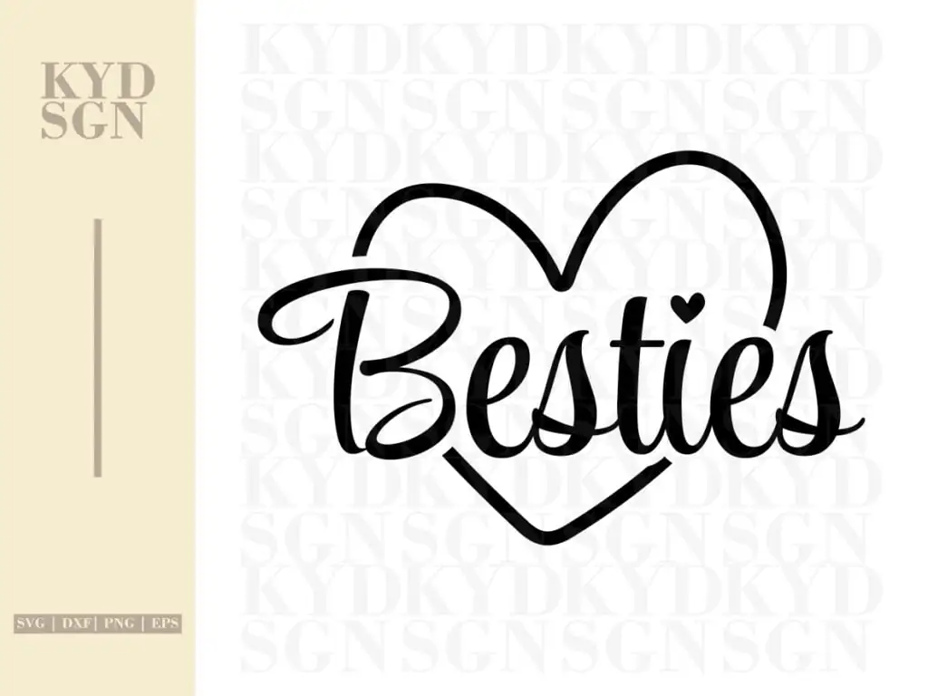 Besties SVG