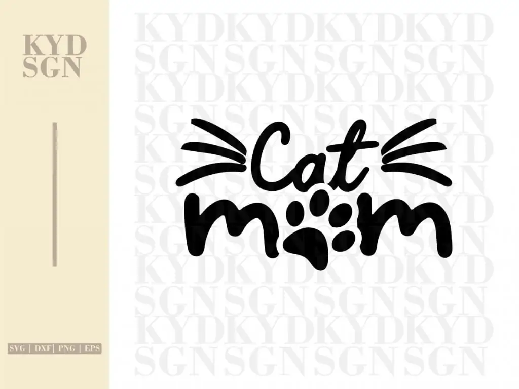 Cat Mom SVG