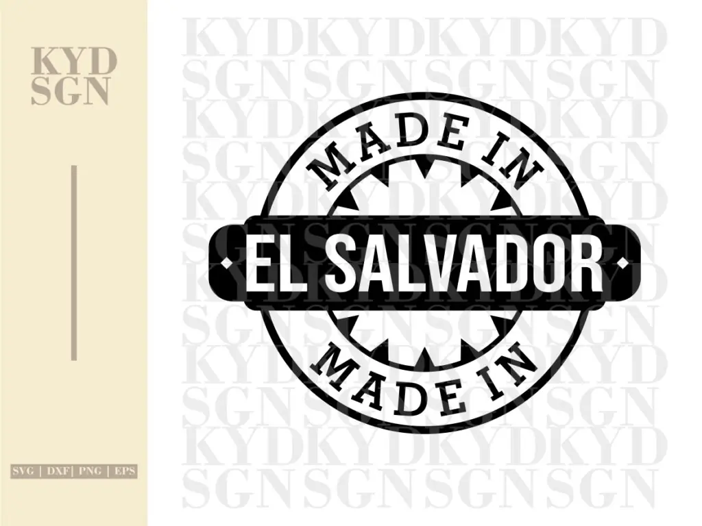 Made In El Salvador SVG