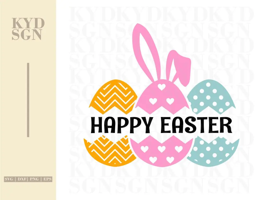 Happy Easter Egg SVG Cricut