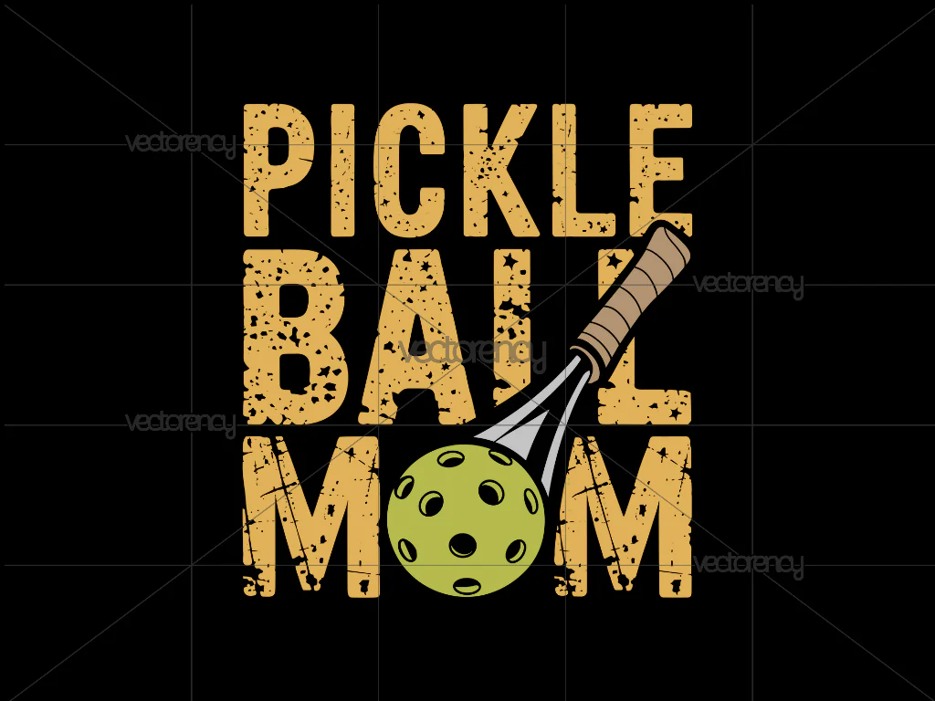 Pickleball Mom PNG