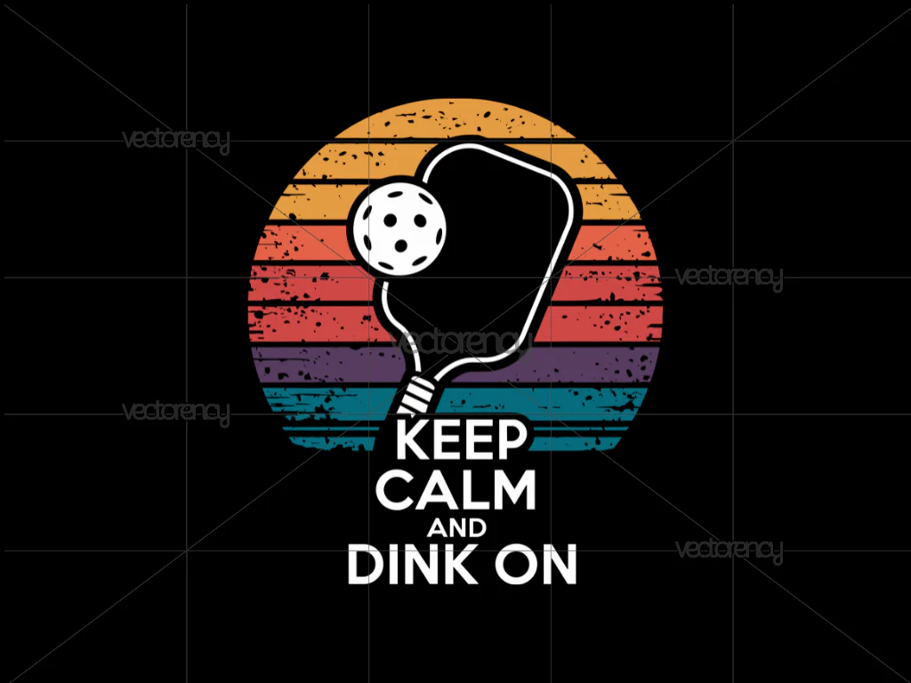 Pickleball PNG Keep Calm And Dink On