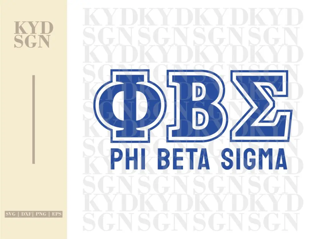 Phi Beta Sigma Sorority SVG