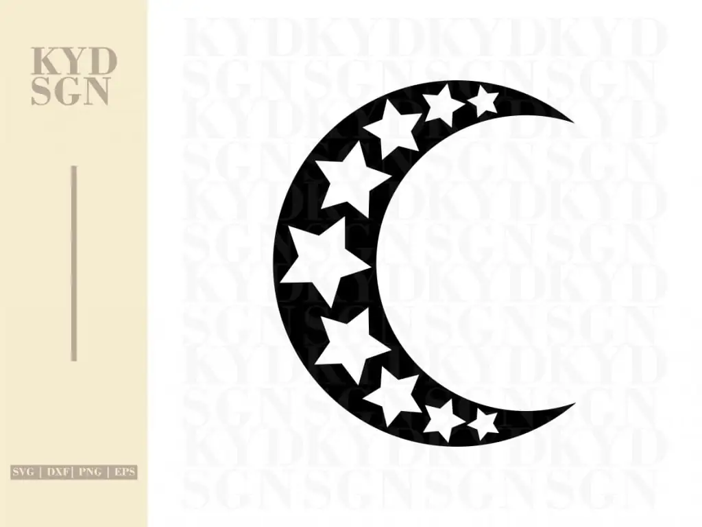 Moon Star SVG