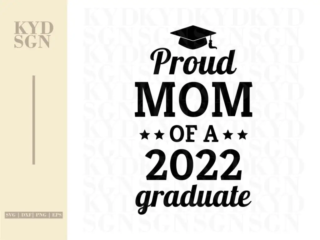 Proud Mom Of A Graduate SVG