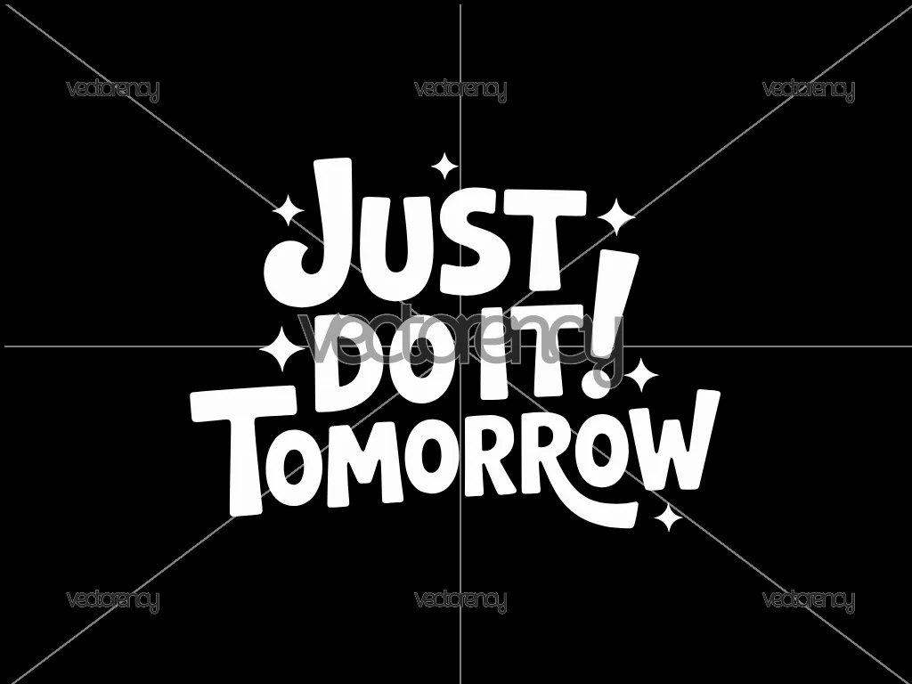 Just Do It! Tomorrow SVG