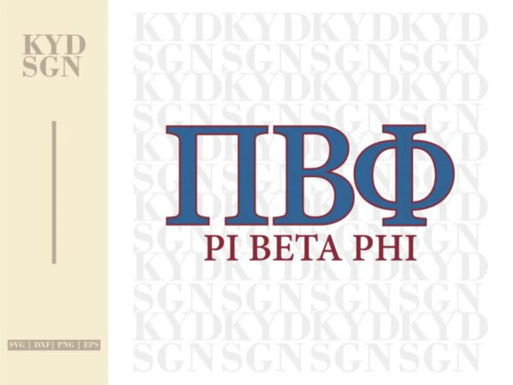 Pi Beta Phi SVG Cricut File