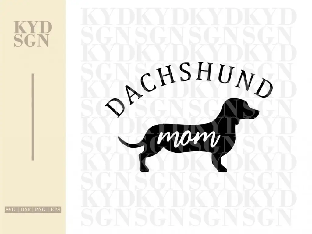 Dachshund Mom SVG