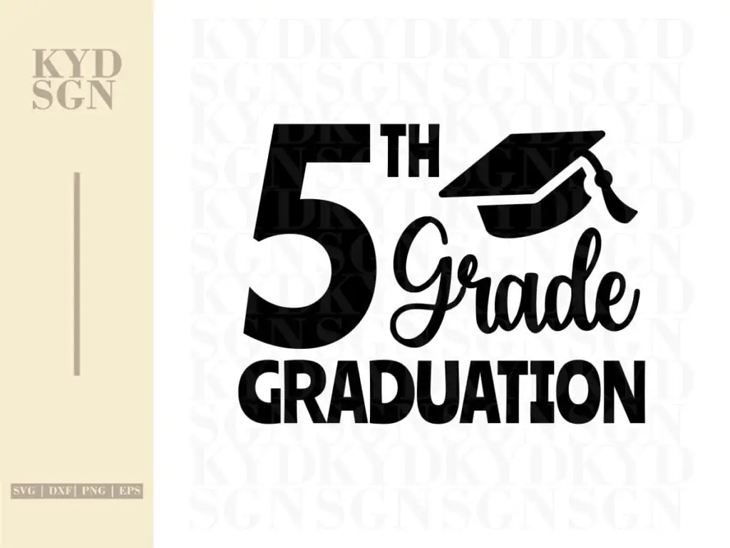 5th Grade Graduation SVG