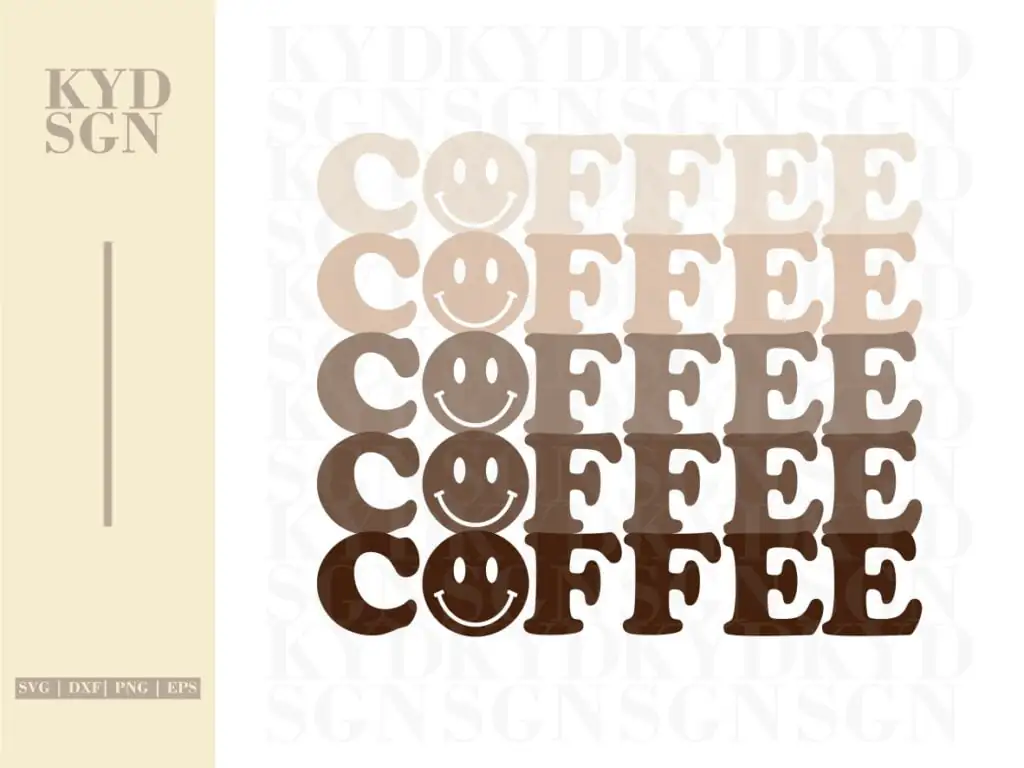 Coffee SVG Smile