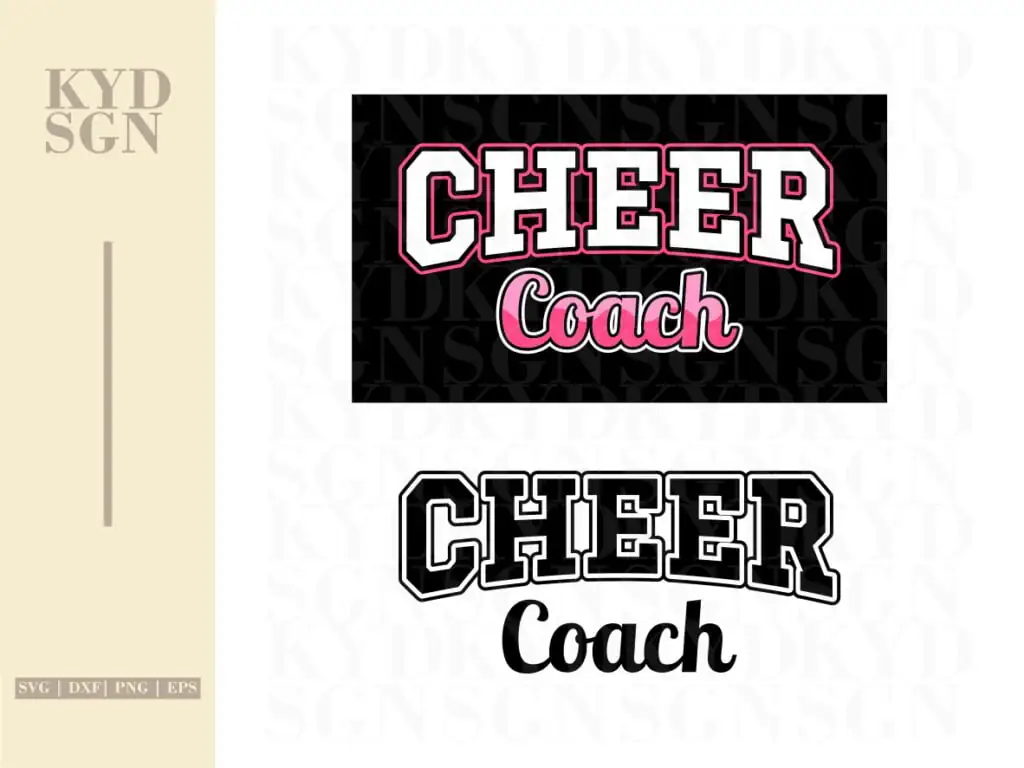 Cheer Coach SVG Cricut