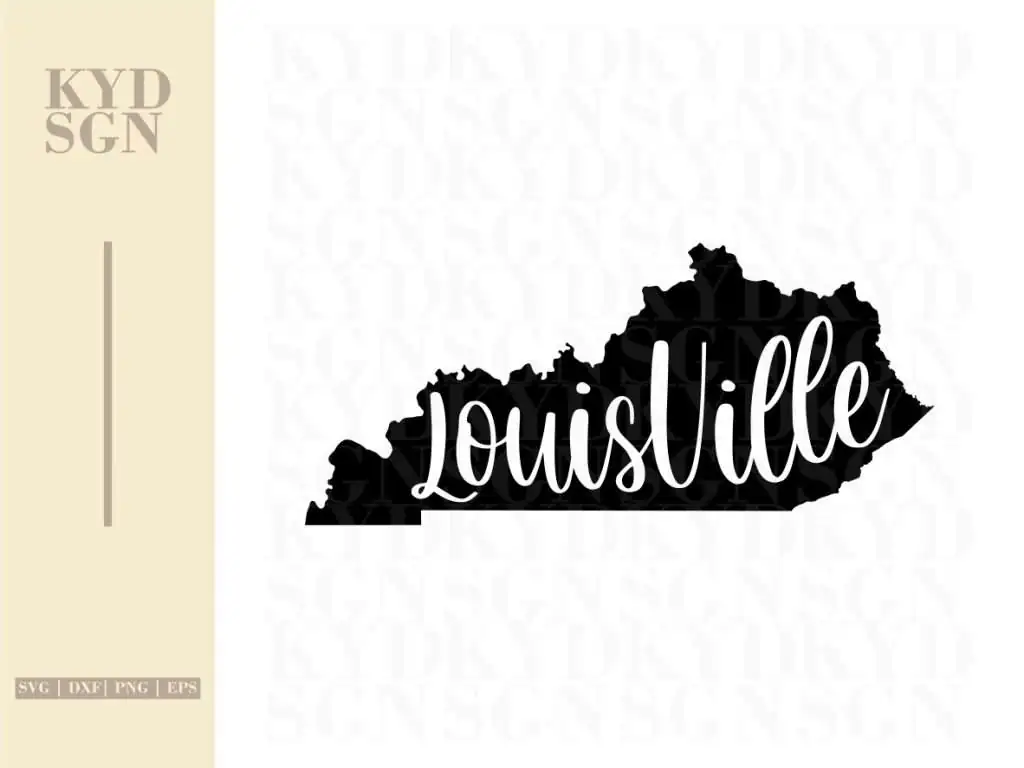 Louisville SVG Cut File