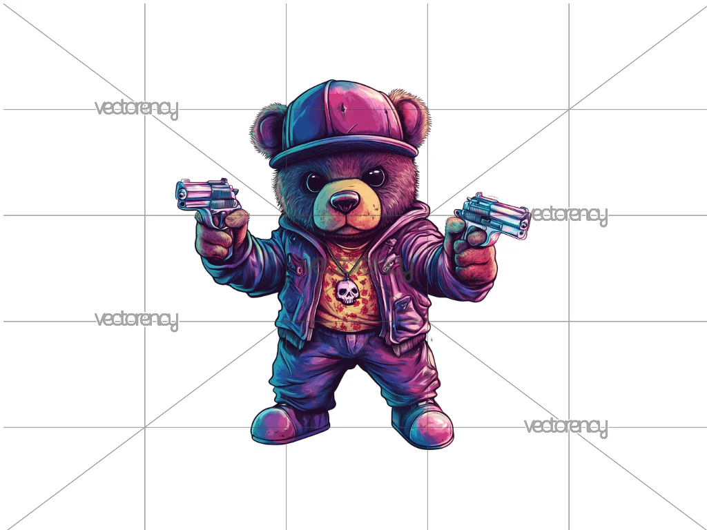 Teddy bear PNG Streetwear Sublimation DTF