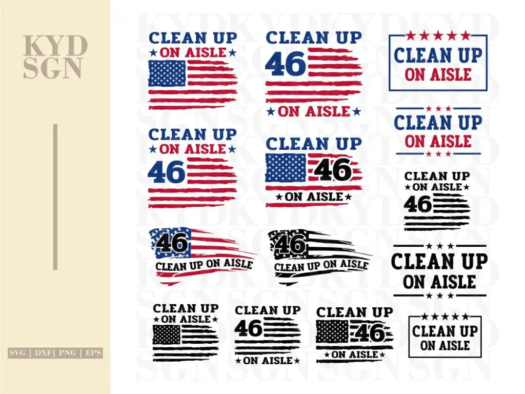 Clean Up On Aisle 46 SVG Bundle