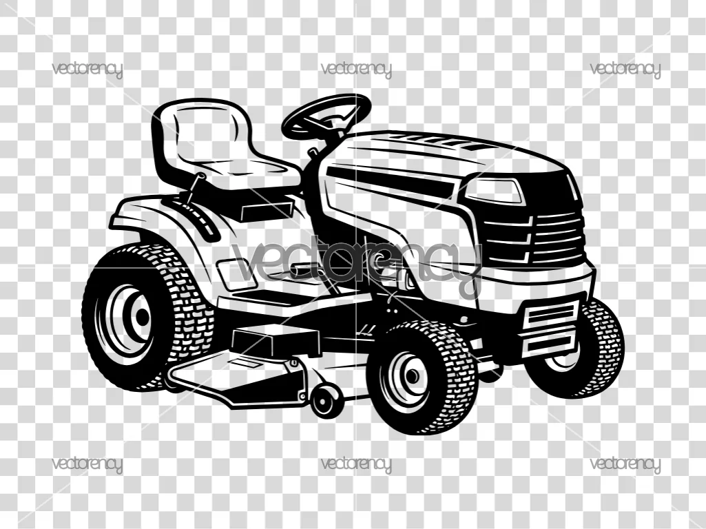 Lawn Tractor SVG