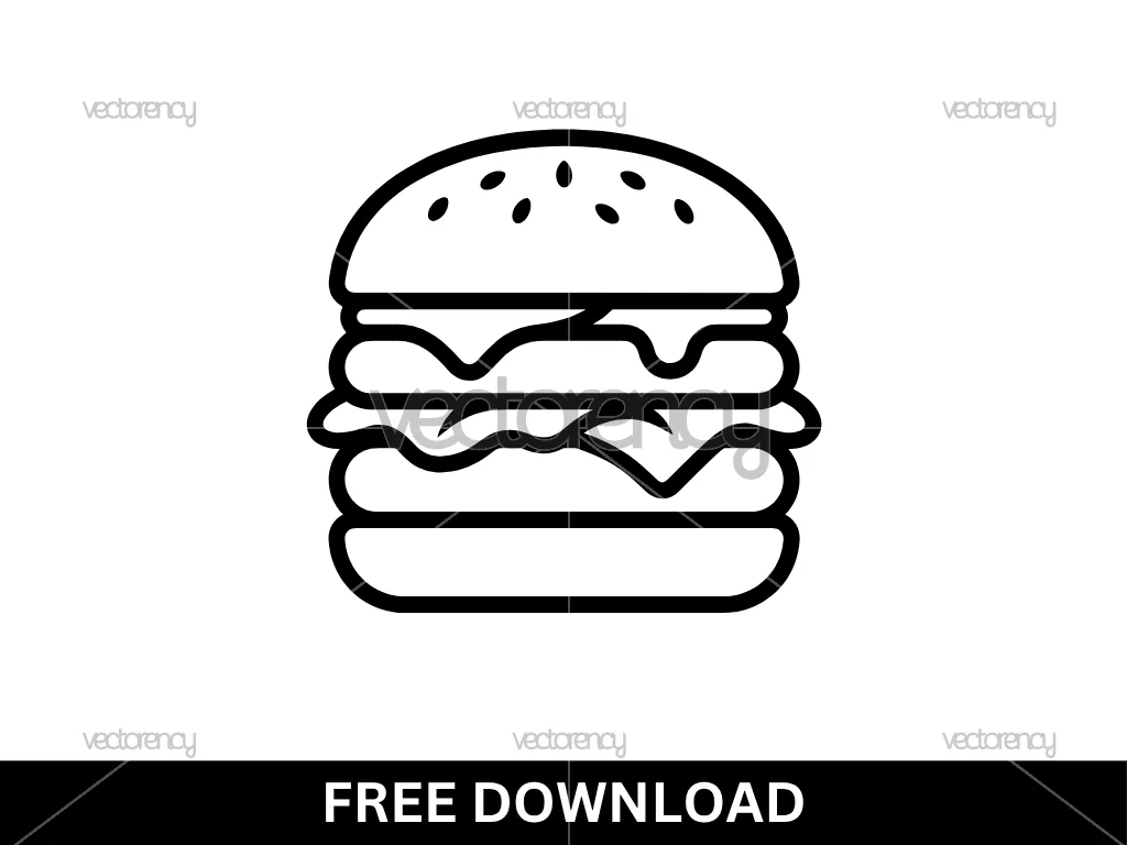 Burger SVG Free