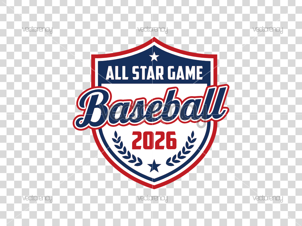Baseball All Star Game 2026 Vector Image PNG