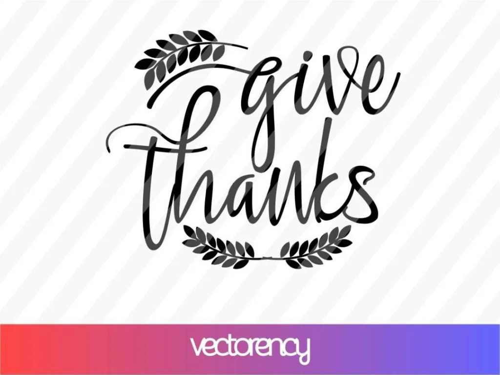 Give Thanks SVG