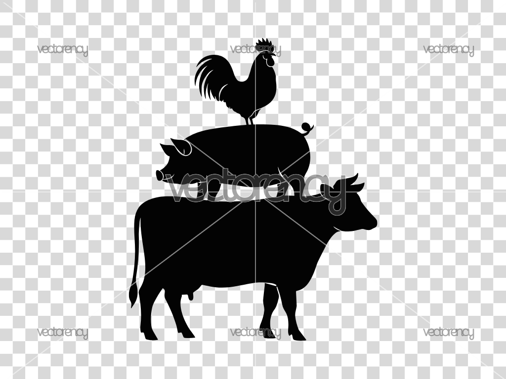 Cluck Oink Moo Farmhouse SVG