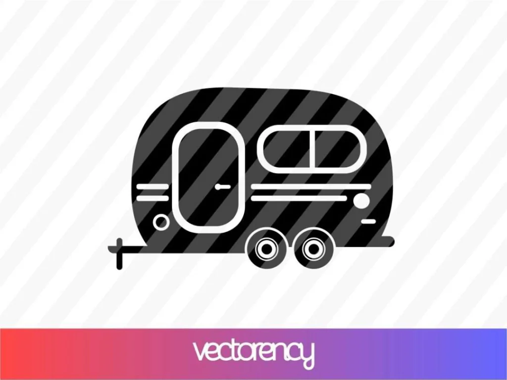 Travel Vehicle Camper Van SVG