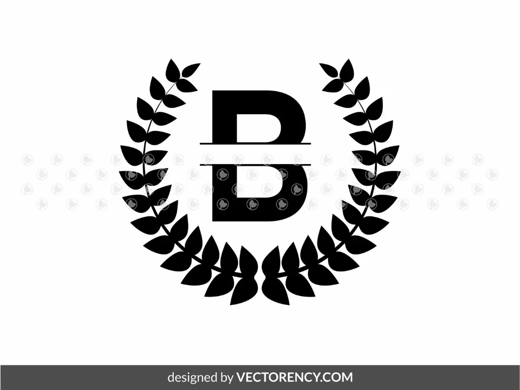 B Monogram SVG Cut Files