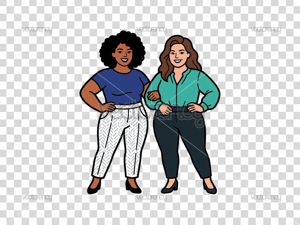 Plus Size Women Vectors Premium Vector