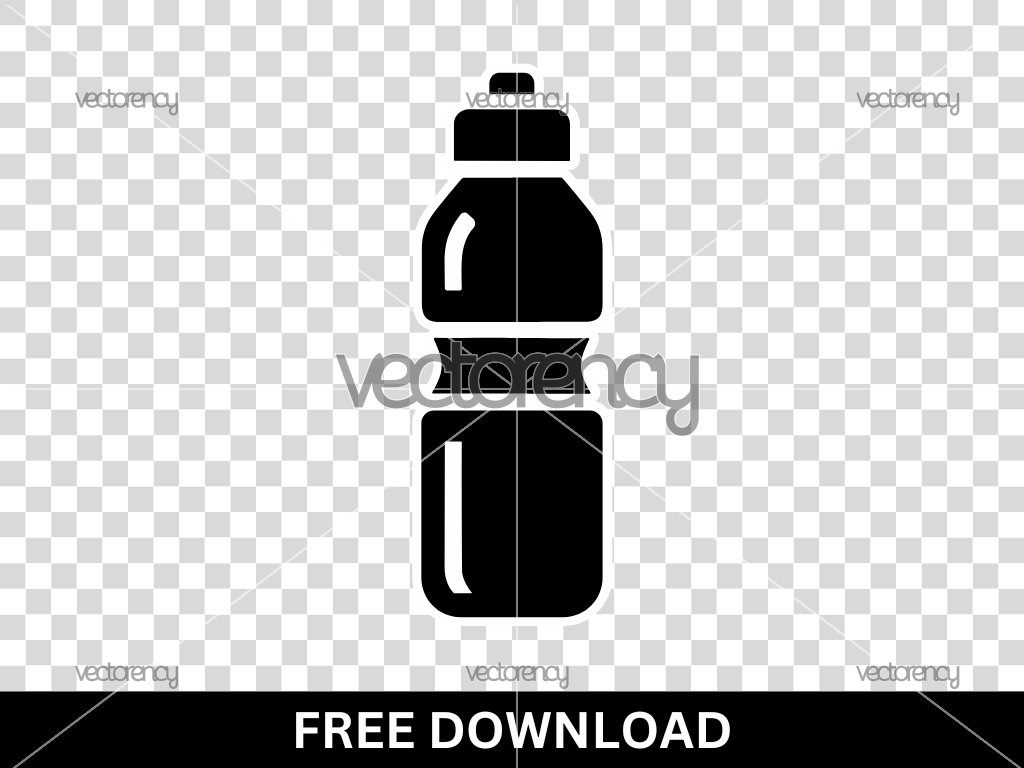 Water Bottle SVG Cricut Cut File Layered Free Download
