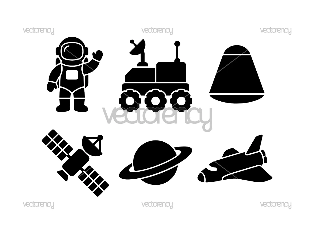 Astronaut Toys SVG