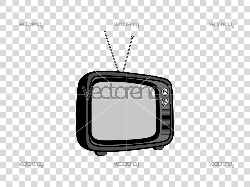 TV Retro Vector SVG PNG