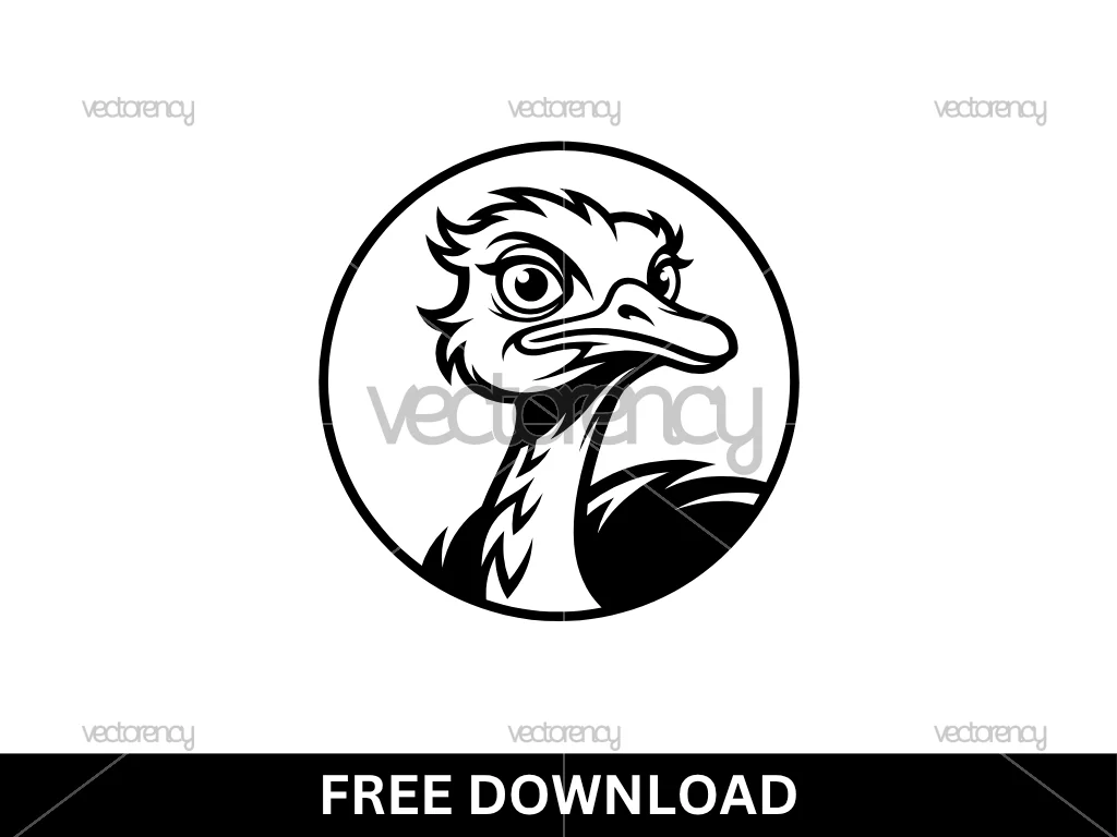 Ostrich SVG Free